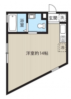 レピュア南千住レジデンスⅡの間取り図