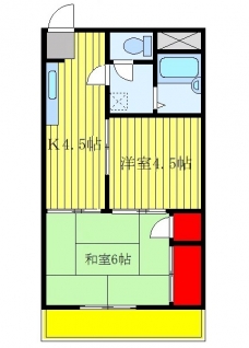 コーポハルヤマの間取り図