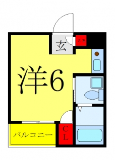 柏Ⅲハイムの間取り図
