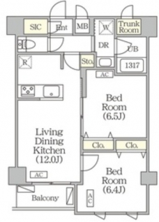 ＯＲＳＵＳ志村坂上 の間取り図