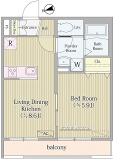 ＡＩＦＬＡＴ　ＭＥＪＩＲＯの間取り図
