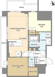 オアーゼ日暮里レジデンスの間取り図