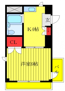 グレイン増田の間取り図