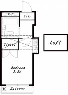 TKハイツの間取り図