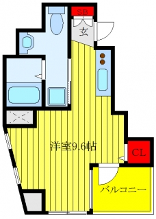 アリカ文京本郷の間取り図