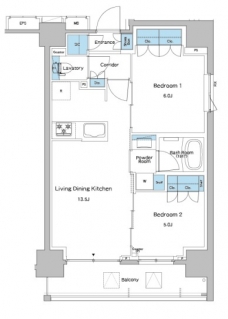 ルフォンプログレ志村坂上の間取り図