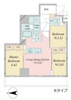 ドゥーエ王子神谷の間取り図