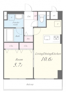 Oak Fleuretの間取り図
