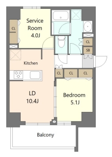 S-RESIDENCE板橋大山brimの間取り図