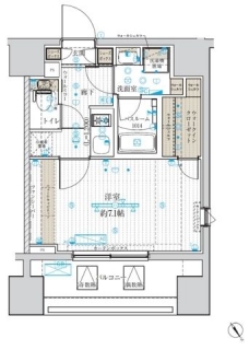 ブライズ尾久の間取り図