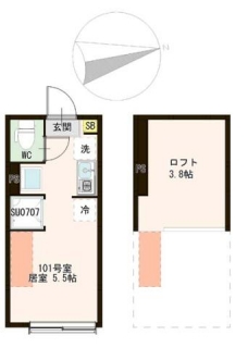 Aurora Fujimidaiの間取り図