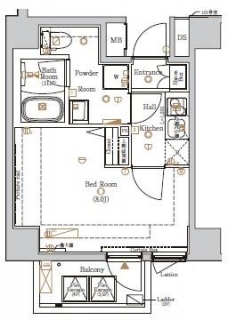 ラフィスタ中板橋Ⅱの間取り図
