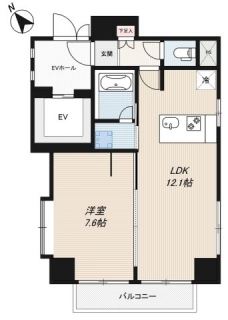 インプルーブ西巣鴨の間取り図