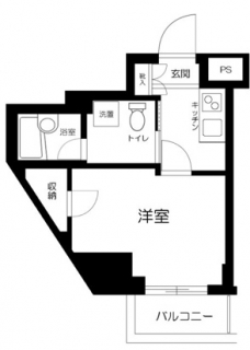 スカイコート板橋区役所前の間取り図