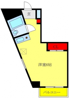エルウイング板橋本町の間取り図