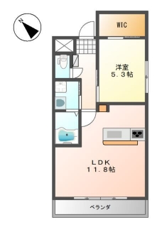 Ｌａ　Ｆｏｒｔｅ　南鳩ヶ谷の間取り図
