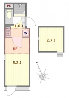 リヴィン南千住の間取り図