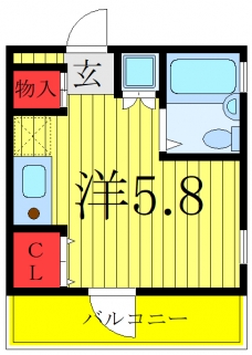 エトワール板橋仲宿の間取り図