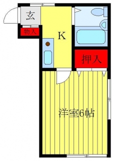 オレンジコーポの間取り図