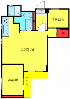 ＳＥＡＳＯＮ　ＣＯＵＲＴの間取り図