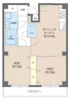 レオーネ秋葉原の間取り図