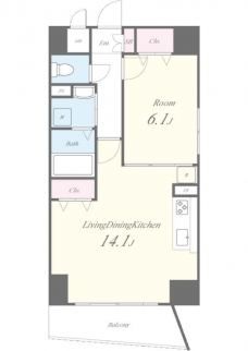 カーサ　フェリーチェの間取り図