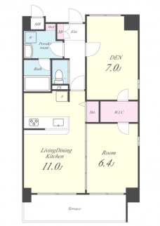 フェリチッタ川口の間取り図