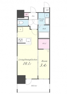 BELLAGIO川口本町の間取り図