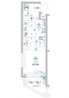 セジョリ鷺ノ宮Ⅱの間取り図
