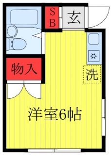 パールフラッツの間取り図