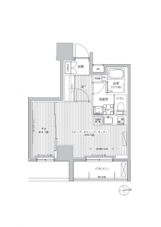 レジェンダリーガーデン赤羽イーストビューの間取り図