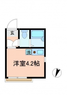 エスポワール西尾久の間取り図