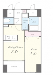 ペイサージュ文京の間取り図