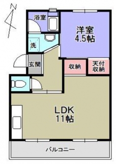 内田ハイツの間取り図