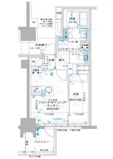 オーパスレジデンス中板橋の間取り図