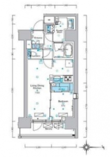 ルフォンプログレ浅草入谷の間取り図