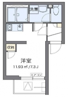 パームマンション滝野川の間取り図