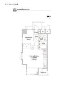 プライムアーバン池袋の間取り図
