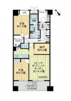 ライオンズヒルズ田端不動坂の間取り図