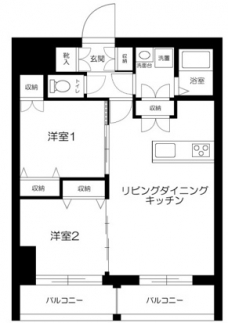 ＲＯＸＩＳ日暮里の間取り図