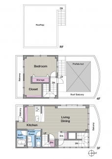 マリーナ赤羽の間取り図