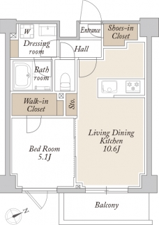 ＯＲＳＵＳ新江古田の間取り図