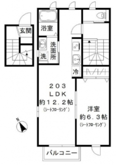 みすずアパートメントの間取り図