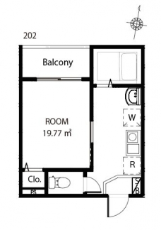 MELDIA西川口Ⅱの間取り図