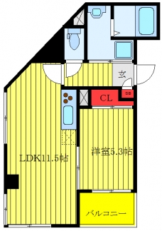 ディアネストの間取り図