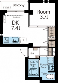 パーク西池の間取り図