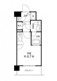 サンセール与野本町の間取り図