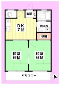 メープルハイツの間取り図