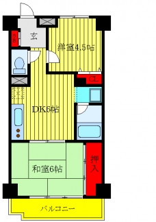 ココダンディオブ井元の間取り図