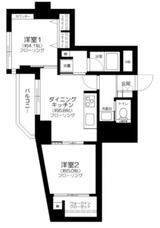 ＴＫハイツ王子の間取り図
